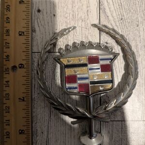 Cadillac Silver Car Emblem